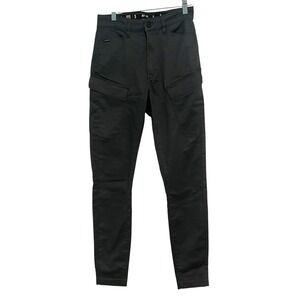 G-Star Raw Pants 27 x 32 High G-Shape Cargo Skinny Raven Grey Twill